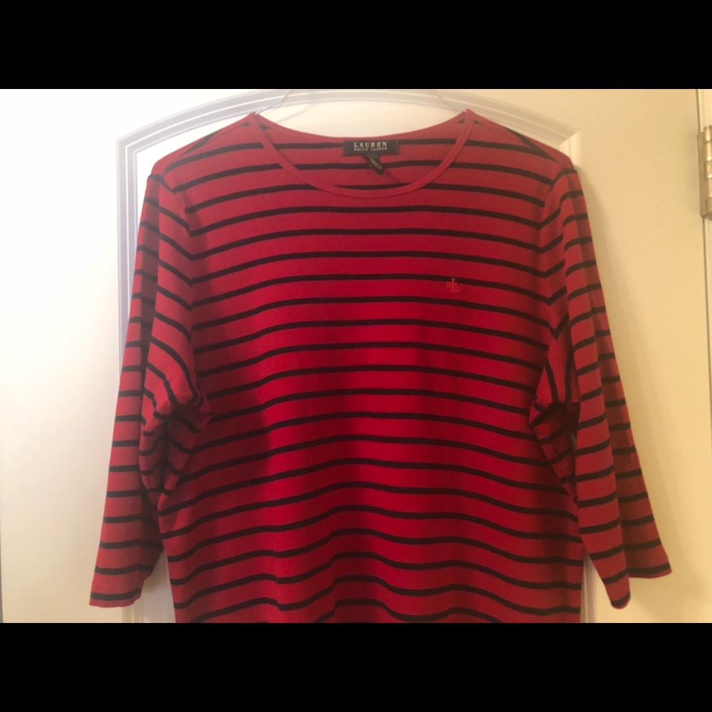 Ralph Lauren 3/4 sleeve top